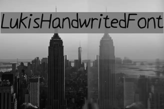 Luki_s_Handwrited_Font Example 1