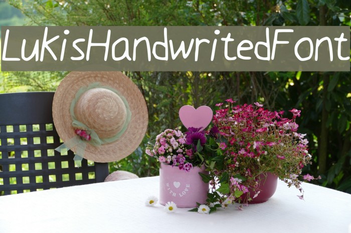 Luki_s_Handwrited_Font Example 2