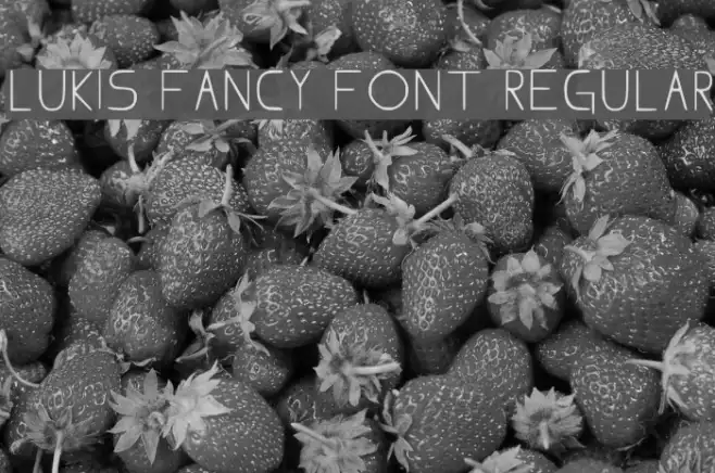 Lukis Fancy Font Regular Example 3
