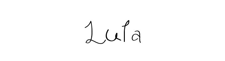 Lula  नि: शुल्क फ़ॉन्ट्स डाउनलोड