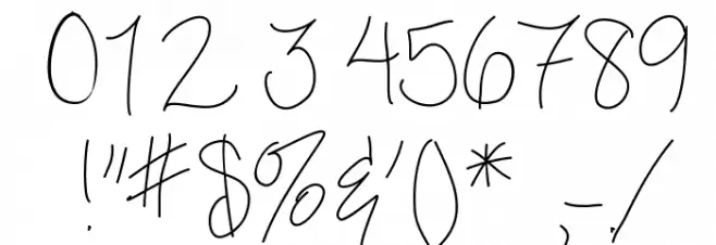 LullaBelle Font OTHER CHARS