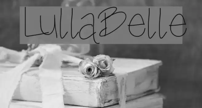 LullaBelle Font examples