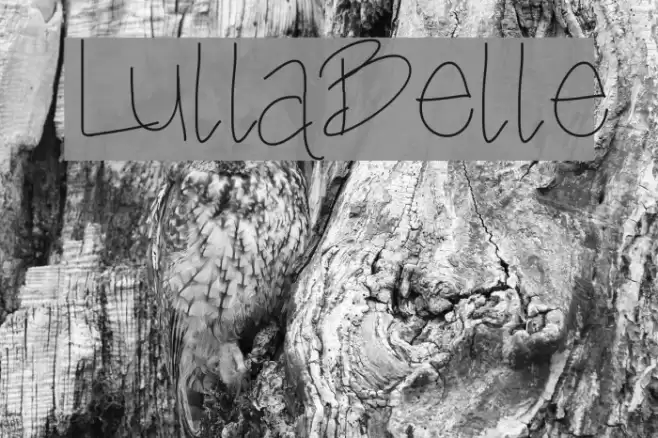 LullaBelle Font examples