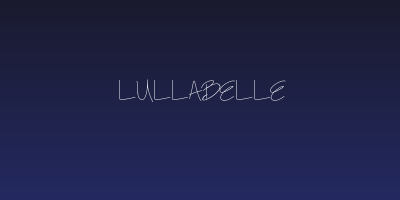 LullaBelle Social Header