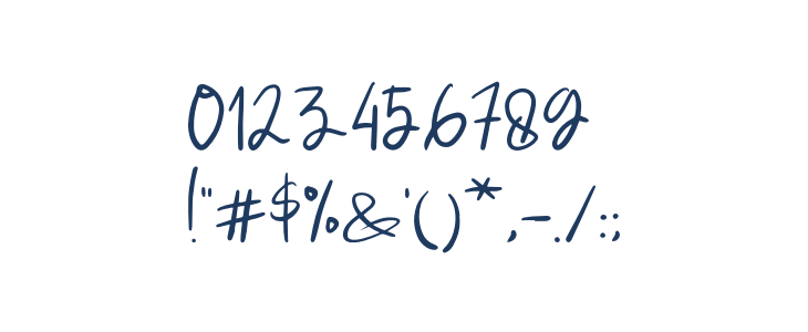 LullaFontRegular Other Characters