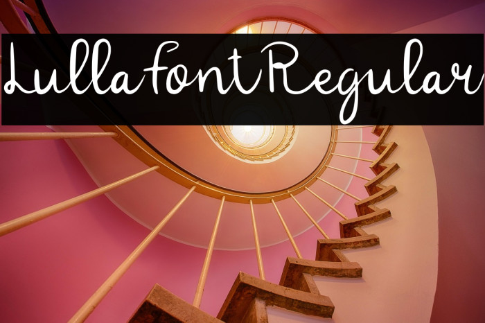 LullaFontRegular Example 3