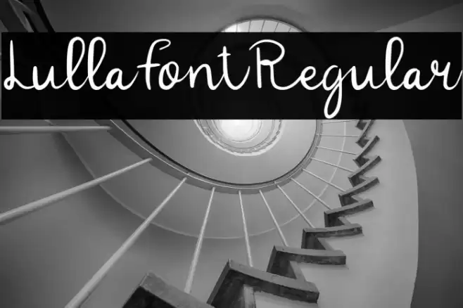 LullaFontRegular Font examples