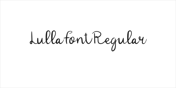 LullaFontRegular Logo