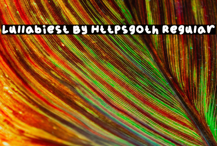 Lullabiest By Httpsgoth Regular Example 2