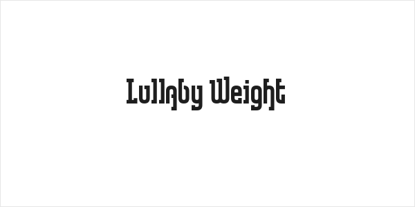 Lullaby Weight Logo