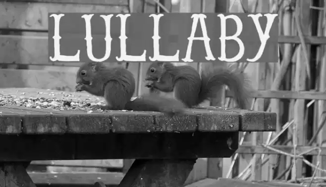 Lullaby Font examples