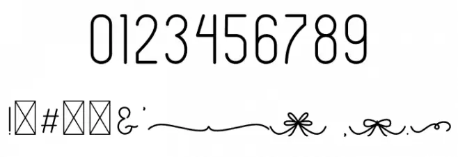 Lulu-Lala Font OTHER CHARS