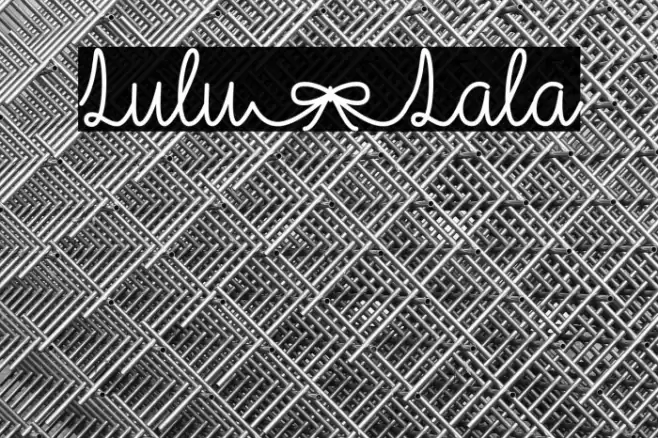 Lulu-Lala Font examples