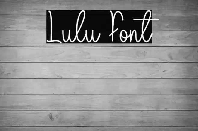 Lulu Caratteri examples