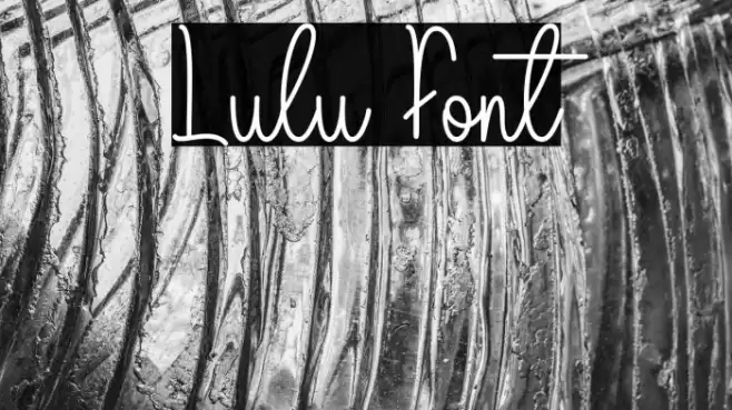 Lulu Caratteri examples