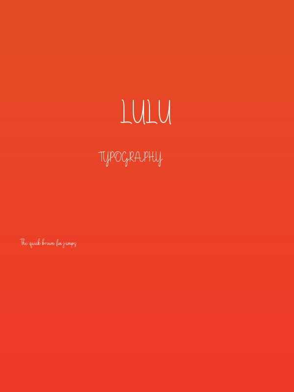 Lulu Poster