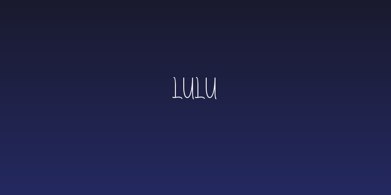 Lulu Social Header