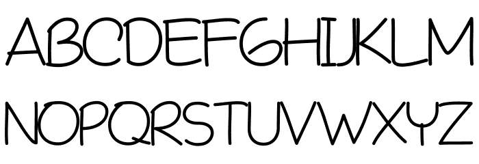 Lulucon Regular Font UPPERCASE