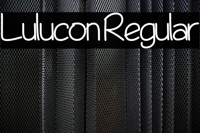 Lulucon Regular Example 2