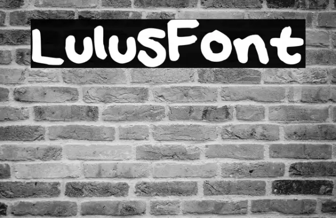 LulusFont Example 3