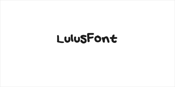 LulusFont Logo