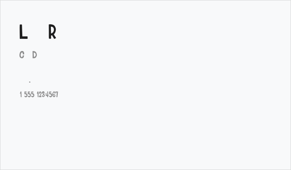 Lumberjack Regular Business Card