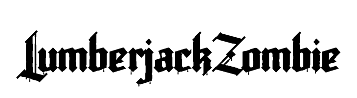 Lumberjack Zombie  Fuentes Gratis Descargar