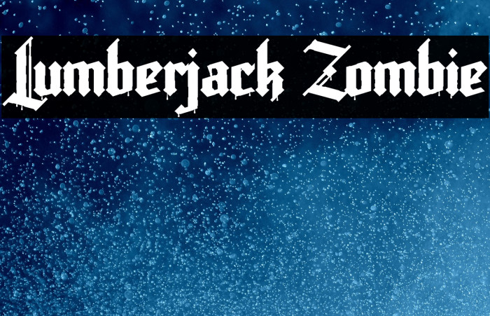 Lumberjack Zombie Example 1