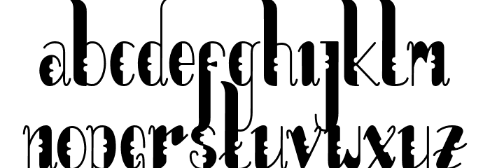 Lumberjack Font LOWERCASE