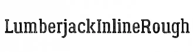 LumberjackInlineRough  Frei Schriftart Herunterladen