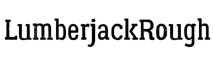 LumberjackRough Font