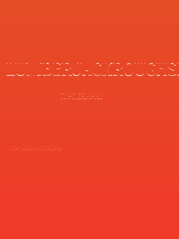 LumberjackRoughShadow Poster