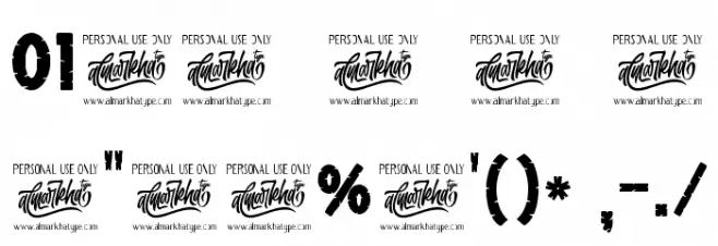 Lumbero Font OTHER CHARS