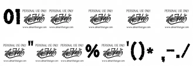 Lumbero Font OTHER CHARS