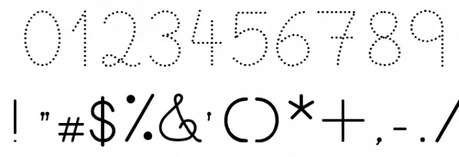 Lumen Dots Font OTHER CHARS