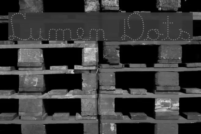 Lumen Dots Font examples