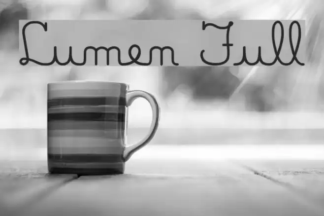 Lumen Full Font examples
