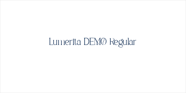 Lumerita DEMO Regular Logo