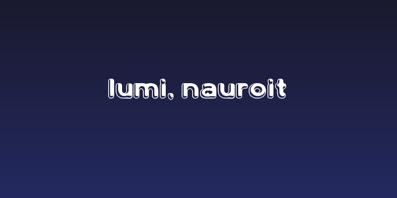 Lumi, nauroit Social Header
