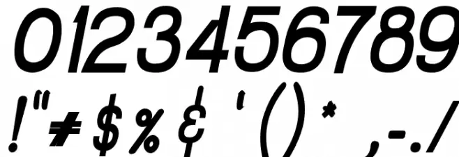 Lumiere Bold Font OTHER CHARS