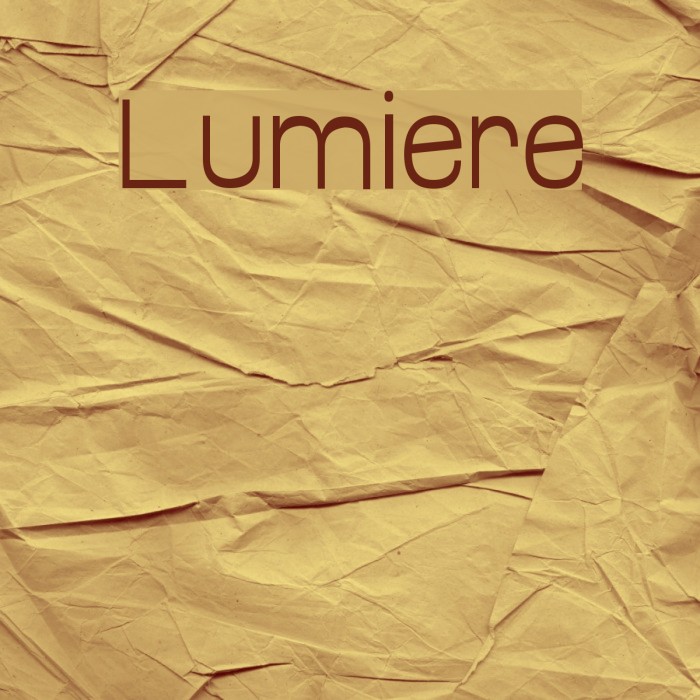 Lumiere Font examples