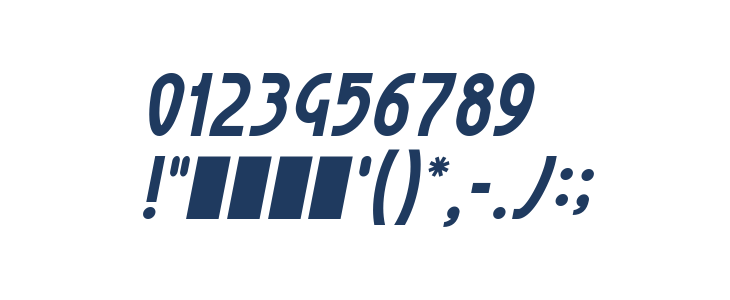 Lumierepolis Bold Italic Other Characters