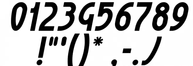 Lumierepolis Bold Italic Font Alte caractere