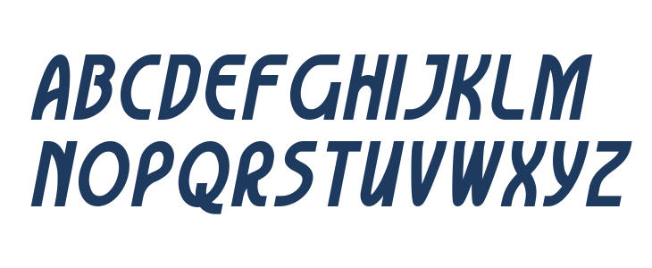 Lumierepolis Bold Italic Lowercase