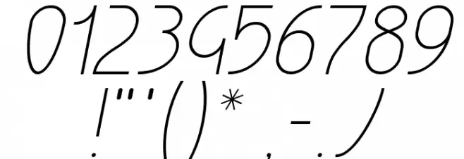 Lumierepolis Light Italic Font Alte caractere