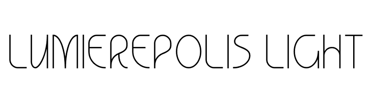 Lumierepolis Light  Descarca Fonturi Gratis