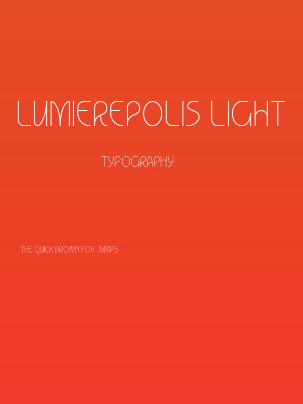 Lumierepolis Light Poster