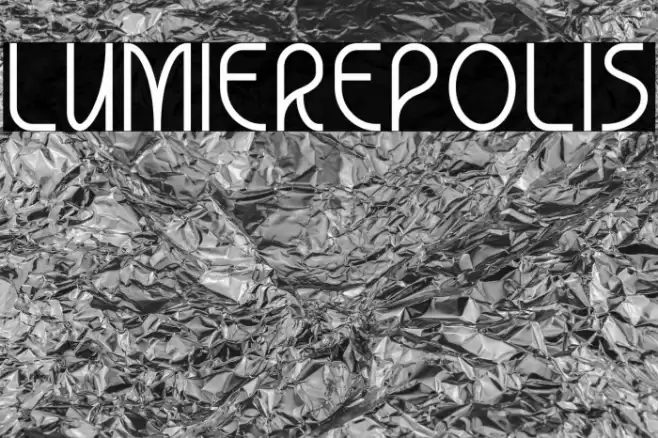 Lumierepolis Font examples