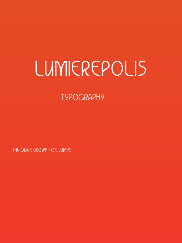 Lumierepolis Poster