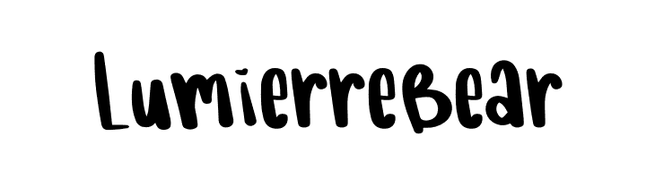 Lumierre Bear  नि: शुल्क फ़ॉन्ट्स डाउनलोड